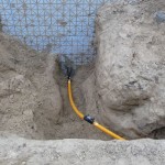 Gasleitung in das Haus Gasleitung in das Haus