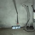 Anschlüsse im HWR (noch ohne Wasseruhr) Anschlüsse im HWR (noch ohne Wasseruhr)