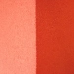 Links das helle, rechts das dunkle und richtige Rot an der schon fertigen Seite Links das helle, rechts das dunkle und richtige Rot an der schon fertigen Seite