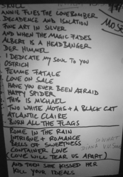 Setlist Wuppertal